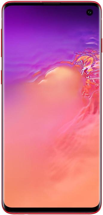 Produktbild Samsung Galaxy S10 (128 GB, Cardinal Red, 6.10", Hybrid Dual SIM, 4G)