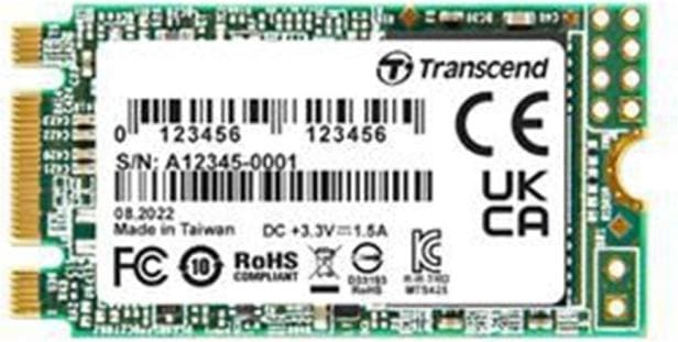Actual product image Transcend 250GB M.2 2242 SSD SATA3 B+M (250 GB, M.2 2242)