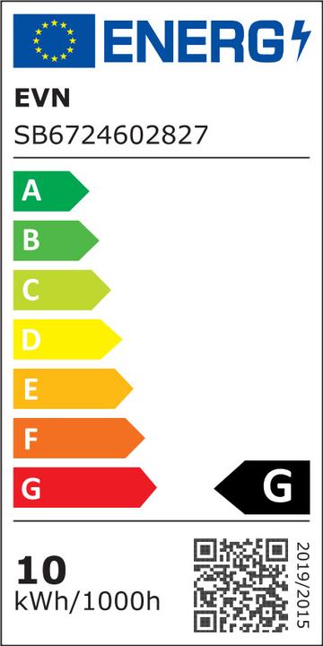 Energie-Label EVN-Lichttechnik LED-Strip (Weiss, 500 cm, Indoor)
