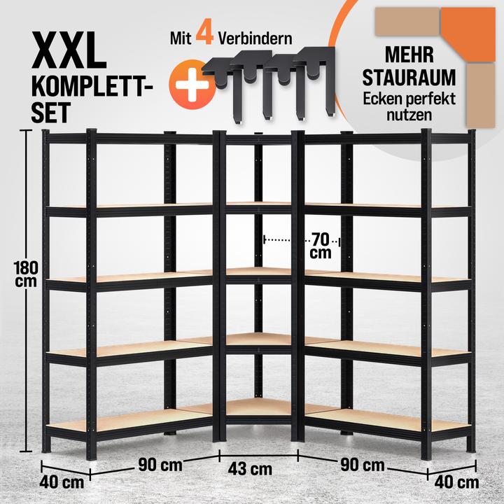 Produktbild Monzana Schwerlast- und Eckregal