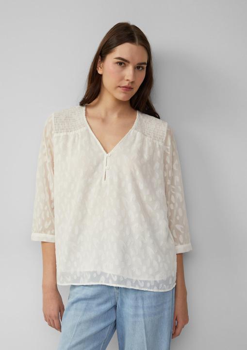 Image du produit S.Oliver Bluse Bluse aus Struktur-Chiffon im Relaxed Fit