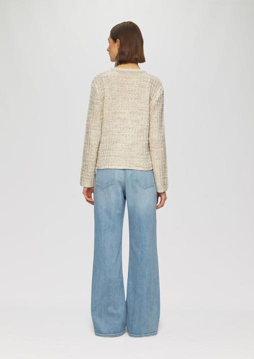 Produktbild S.Oliver Strickjacke Strukturierte Strickjacke in Melange-Optik (46)