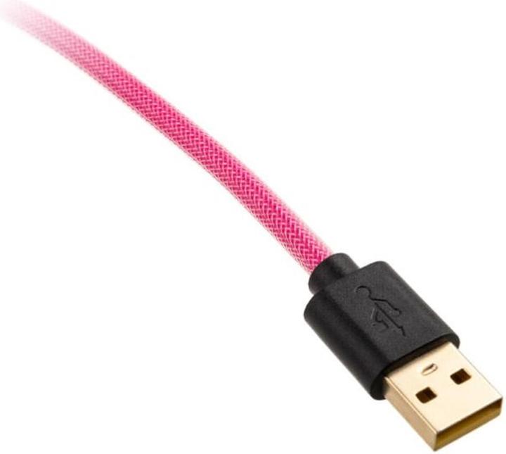 Actual product image Ducky Premicord Joker Spiral Cable, USB Type C to Type A (1.80 m, USB 2.0)