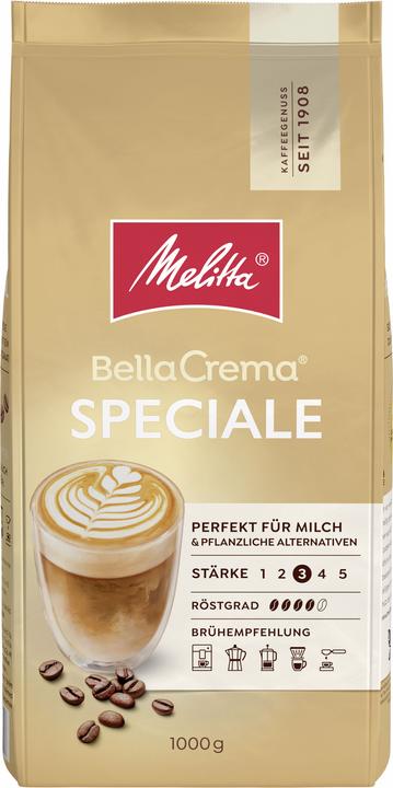 Melitta Bella Crema Cafe Speziale 1 Kg (1000 g, Café vert)