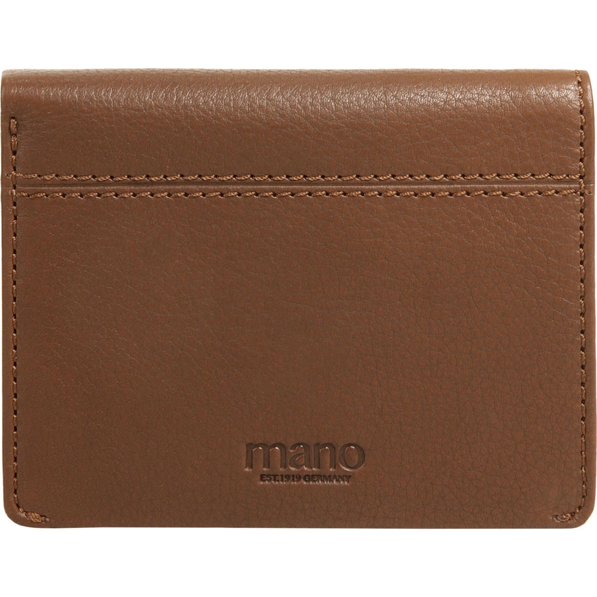 Mano, Herren, Portemonnaie, Hochformatbörse, Braun