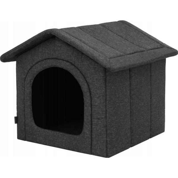 Comparer les prix de Robotex Hobbydog R5 DOG HOUSE BLACK EKOLEN 60 cm x 70 cm x 63 cm (Chat, Chien), Panier pour chien + chat