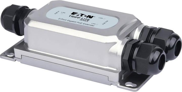 Actual product image Eaton 2-Port Gigabit Ethernet PoE+ Extender/Repeater - Cat5e/6/6a 95W IP67 IK10 328ft. 100 (RJ45 (3x))