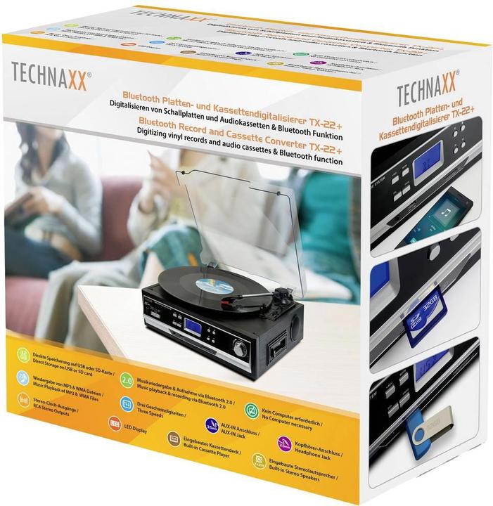 Produktbild Technaxx Cassette Digitizer (Halbautomatisch)