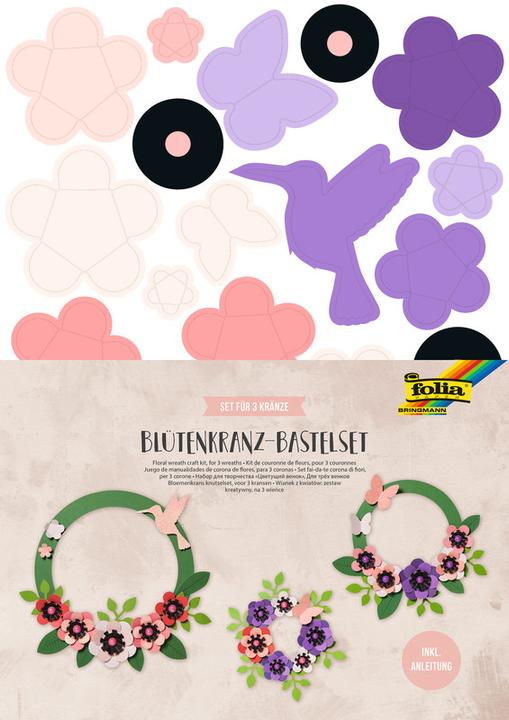 Image du produit Folia Set de bricolage couronne de fleurs