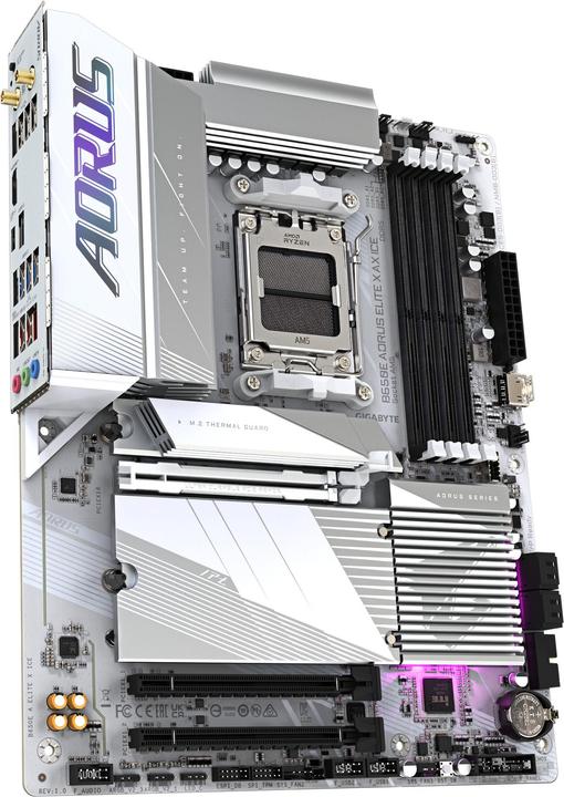 Actual product image Gigabyte B650E AORUS Elite X AX ICE (AM5, AMD B650E, ATX)