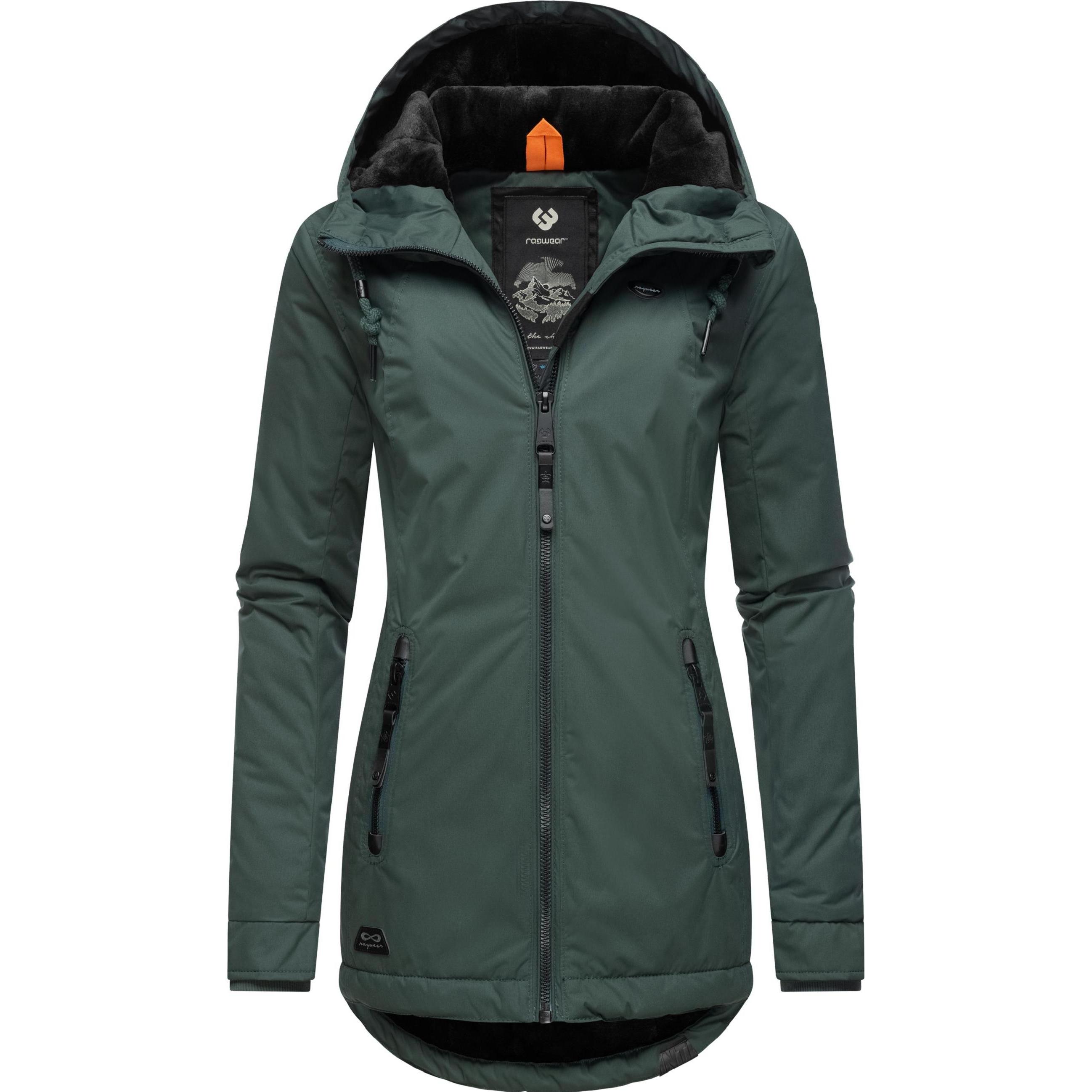 Ragwear, Damen, Jacke, Zuzka Winter (3XL), Grün, 3XL