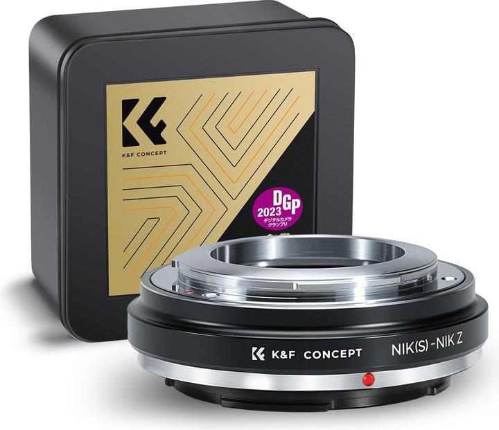 Actual product image K&F Concept High Precision Lens Adapter Mount, NIK (S)-NIK Z