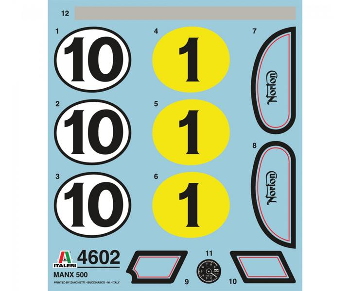 Actual product image Italeri Norton Manx