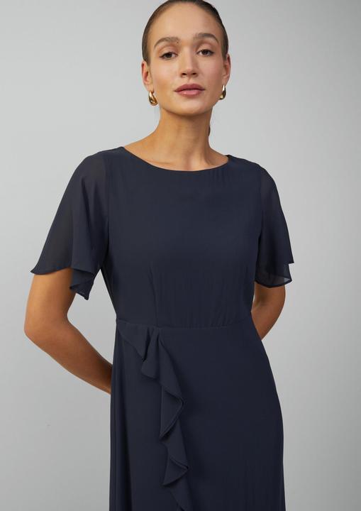 Actual product image S.Oliver Kleid Chiffonkleid mit Volants und U-Boot-Ausschnitt (32)