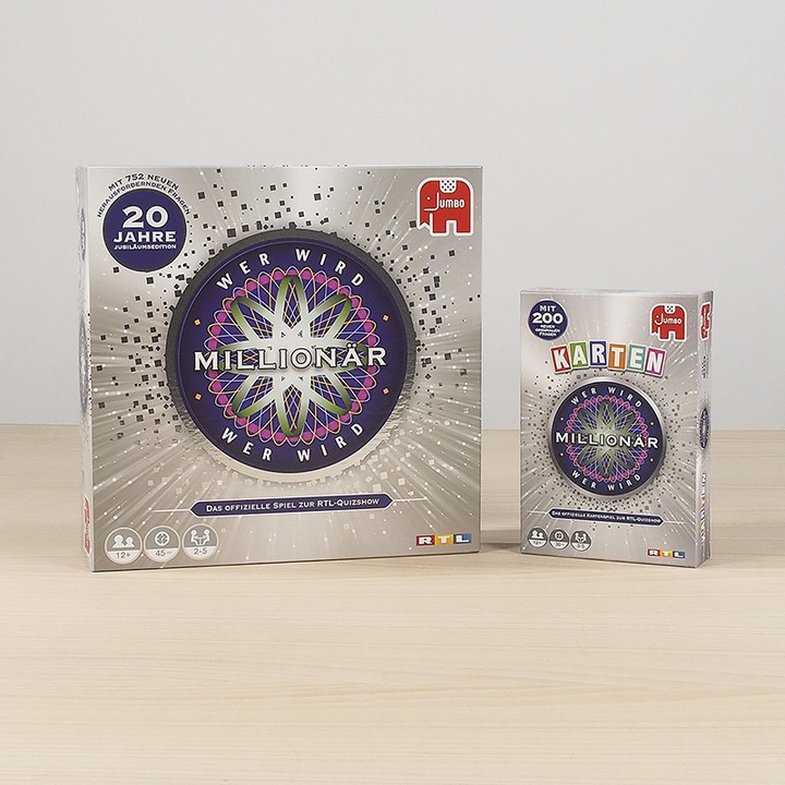 Immagine prodotto Jumbo Chi vuole essere un milionario gioco di carte (Tedesco)