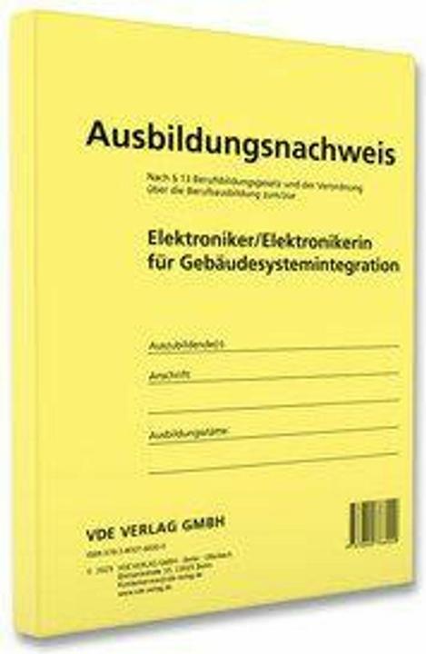 Ausbildungsnachweis Elektroniker/Elektronikerin für Gebäudesystemintegration (Deutsch, 2025)