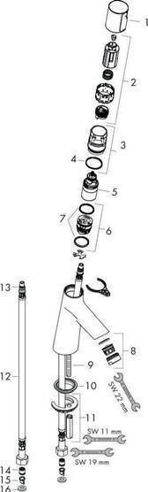 Produktbild hansgrohe Talis Select S Chrom