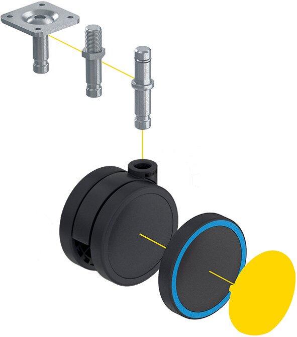 Produktbild Tente Lenkrollen Anika