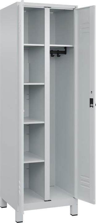 Produktbild C+P CP Spind Classic Plus lichtgrau 080610-20 S10009, 1 Schliessfach 60,0 x 50,0 x 195,0 cm (60 cm, 195 cm)