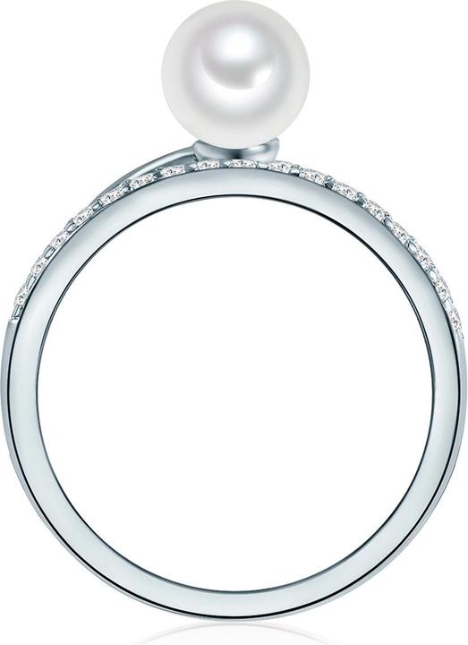 Image du produit Valero Pearls Femme argent sterling zirconium perle d'eau douce de culture argent - 32352 (50, Argent 925)