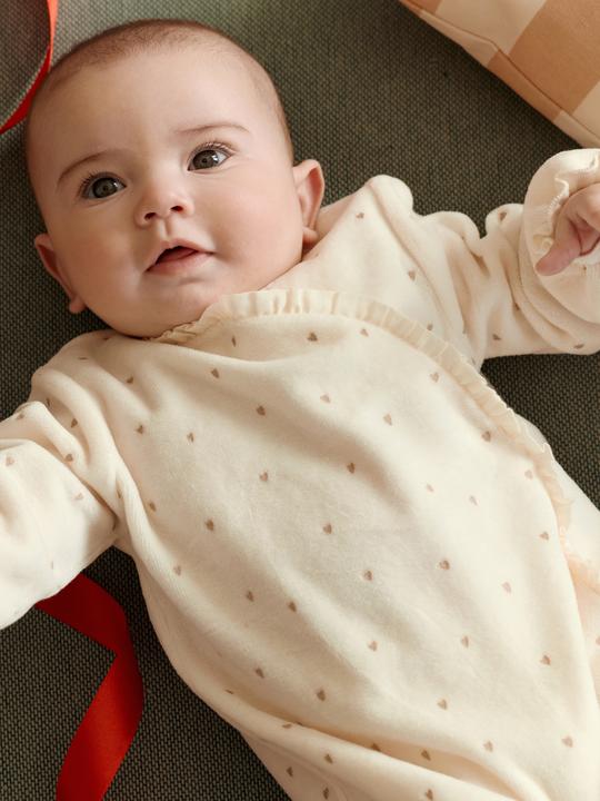 Actual product image Vertbaudet Baby Schlafanzug und Kuscheltier-Set aus Samt, Geschenkbox zur Geburt (68)