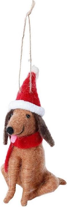 Inge’s Glas Christmas Decor INGES CHRISTMAS DECOR Hänger Hund, Braun (1-teilig)