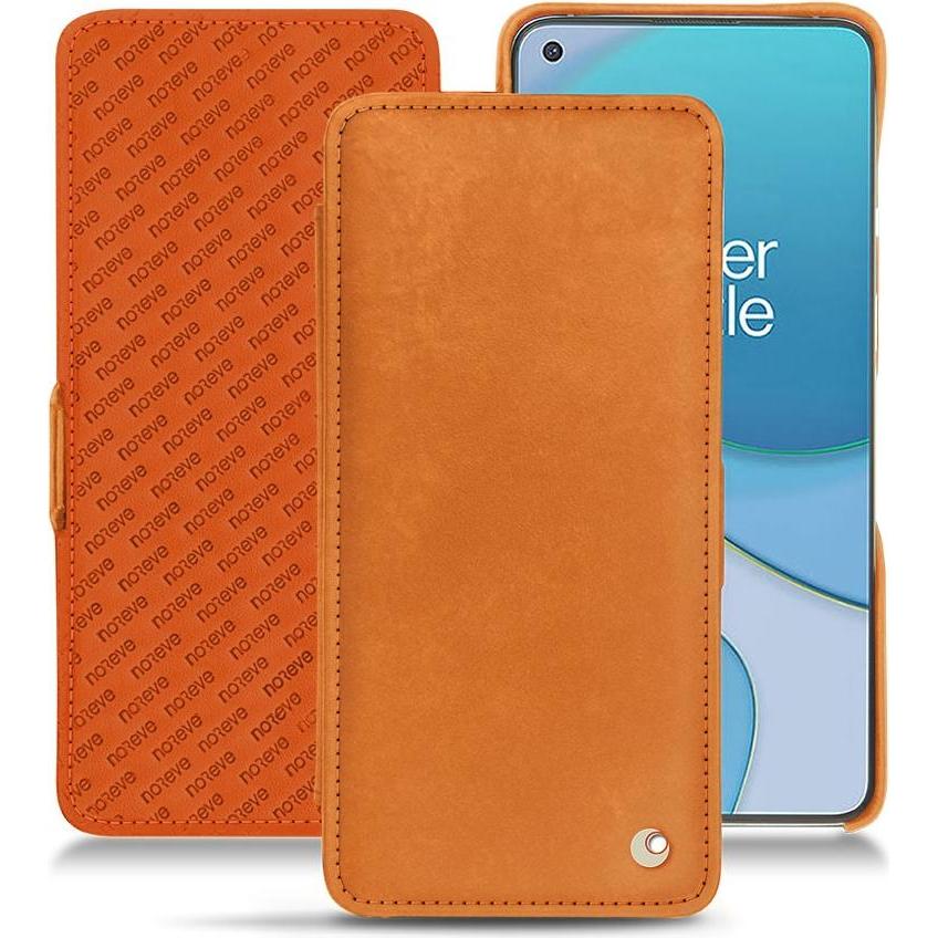 Noreve Lederschutzhülle horizontal (OnePlus 8T), Smartphone Hülle, Orange