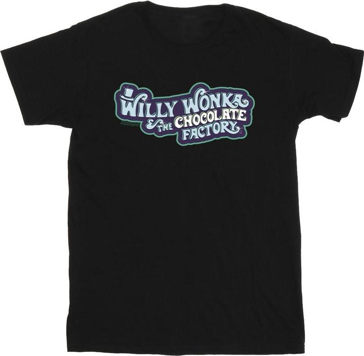 Willy Wonka & the Chocolate Factory Chocolate Factory Logo TShirt Jungen (104)