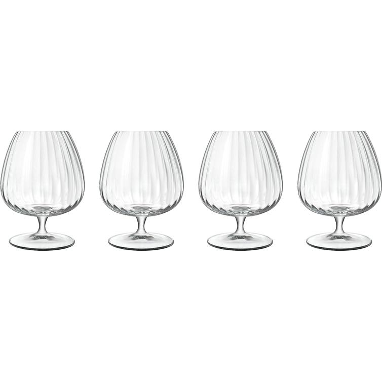 Luigi Bormioli Optica Cognac glass 46,5 cl, 4 pcs. (4 x, Cognacgläser) (24706)