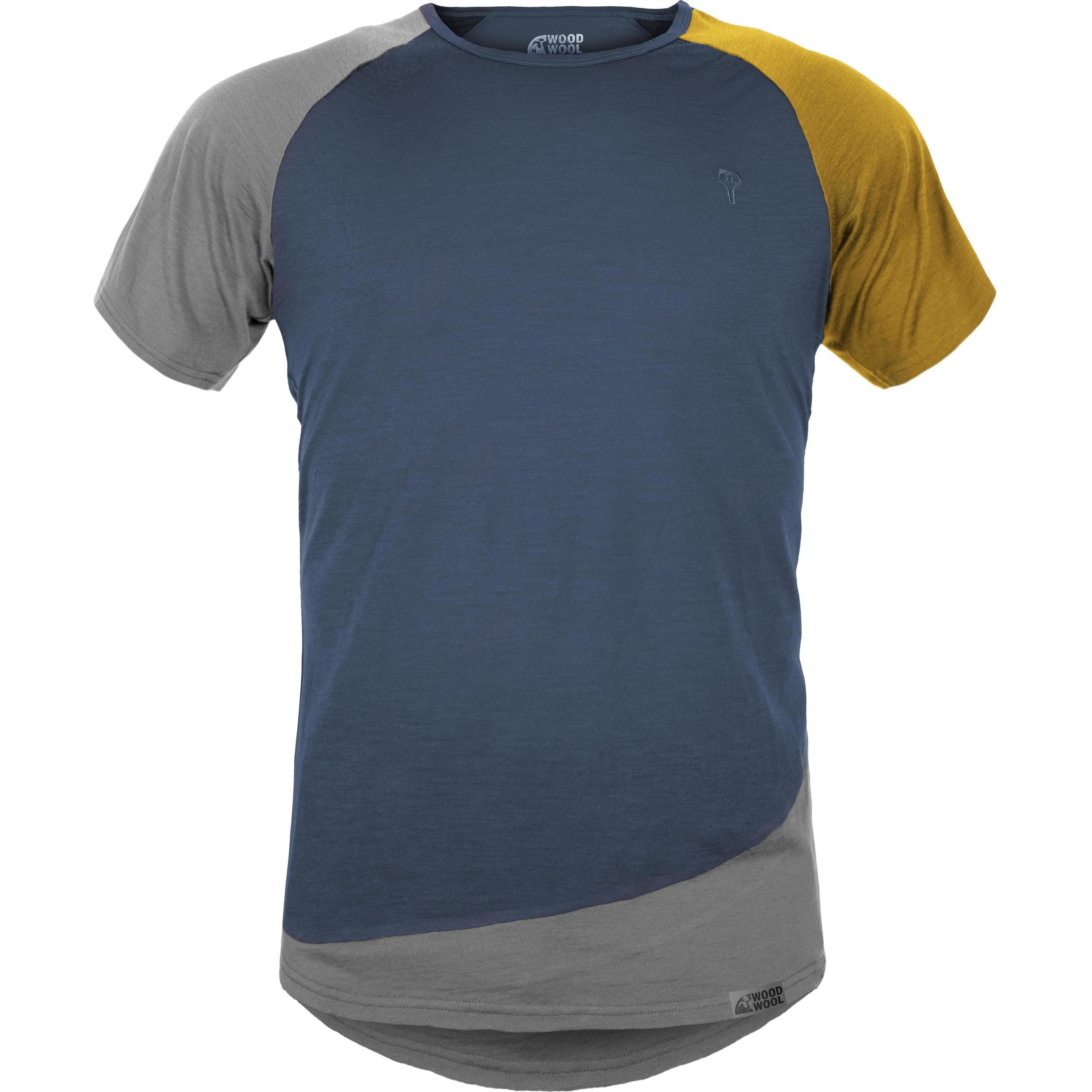 Grüezi Bag, Herren, Shirt, Woodwool T-Shirt Mr. Kirk, Blau, (XL)