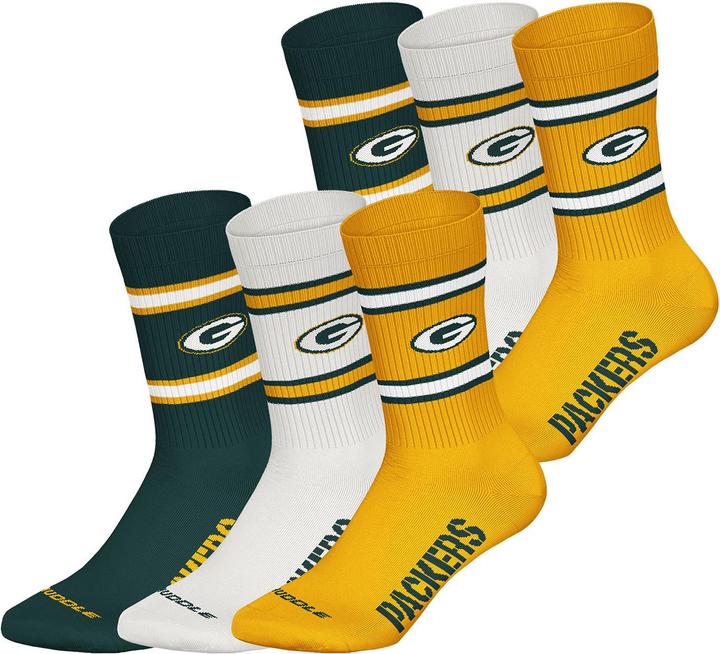 Produktbild NFL Freizeitsocken Green Bay Crew (6er Pack, 39 - 42)