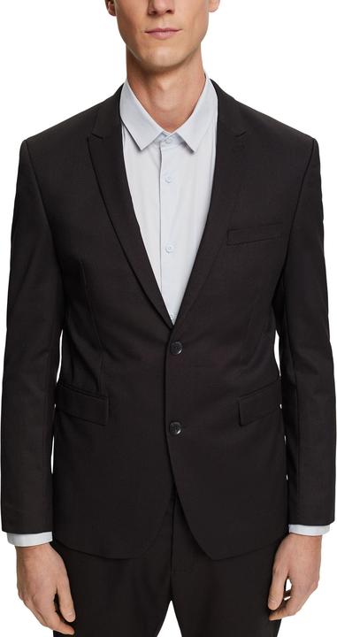 Actual product image Esprit Speckled Blazer with Flap Pockets and Notched Lapel (106)