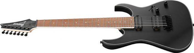 Actual product image Ibanez RG7421EX Electric Guitar, Black Flat (Electric guitar, Sapeli)