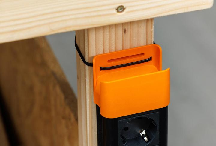 Produktbild Bachmann CONNECTUS 4-Fach Steckdosenleiste (Robuste Mehrfachsteckdose mit Schalter und 2m Kabel) Gra (4x, CEE 7/3, CEE 7/7, Typ 13, 2 m)