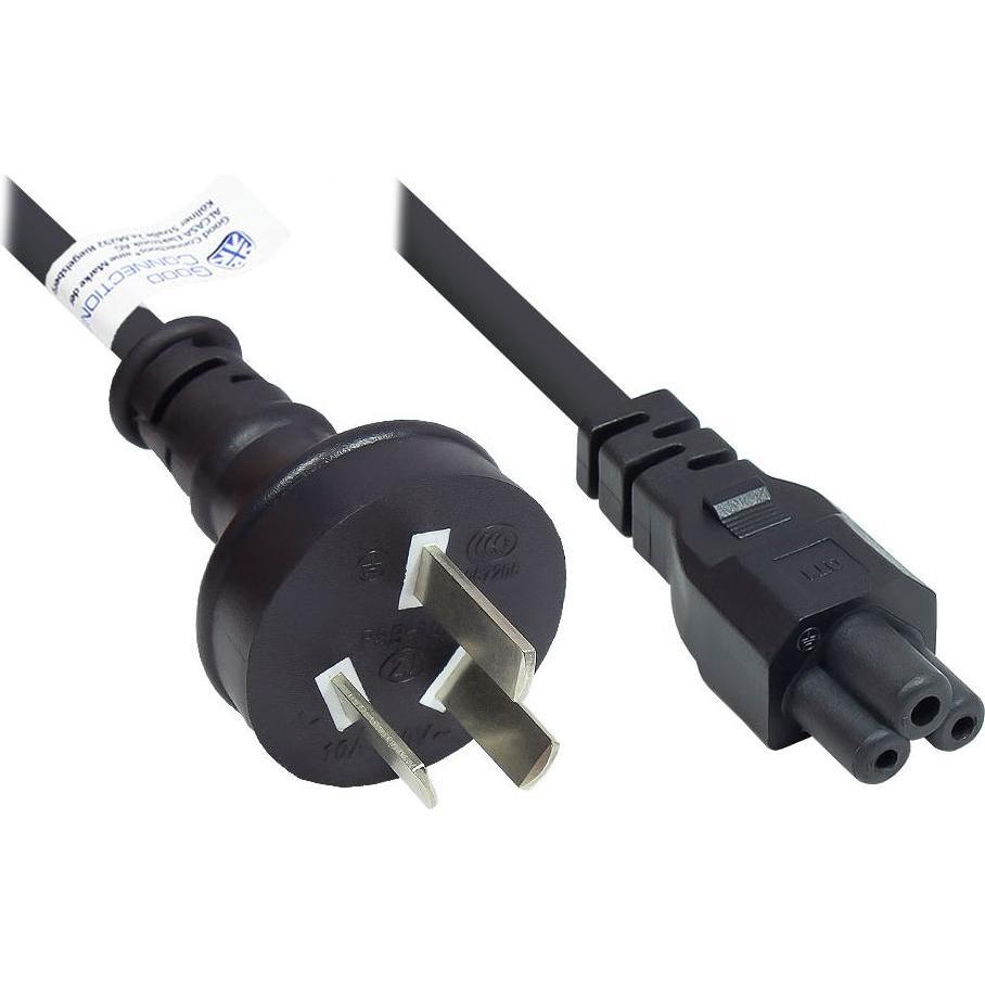 Good Connections GC P8005-S018 Netzzuleitung m. China Stecker Typ I an C5 Buchse CCC 1.8 m (1.80 m), Stromkabel