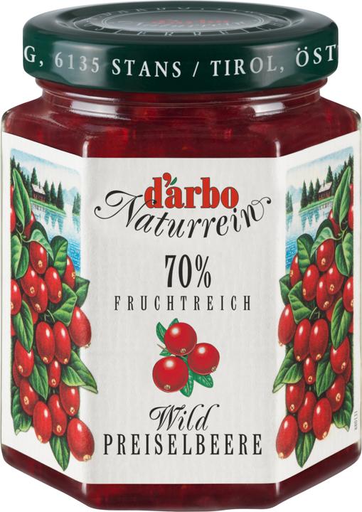 Immagine prodotto D'arbo Frutta spalmabile ai mirtilli rossi selvatici (375 g)