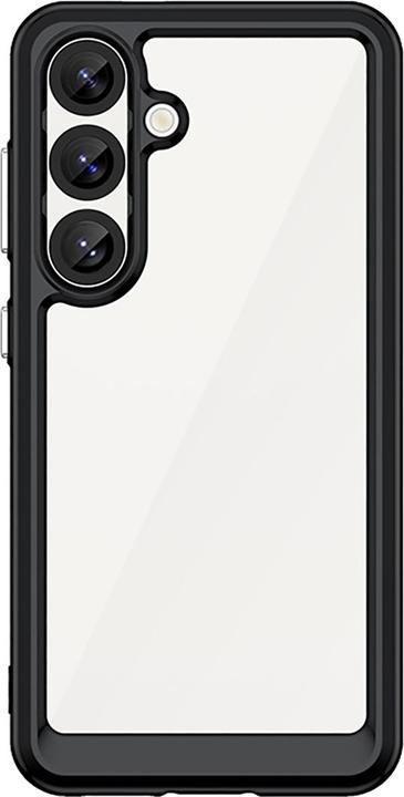 Immagine prodotto Hurtel Outer Space Case Silikonhülle mit Gelrahmen für Samsung Galaxy S25 – Schwarz (Samsung Galaxy S25)