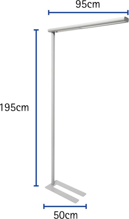 Image du produit Maul Lampadaire LED jet 8257495 argent (4650 lm)