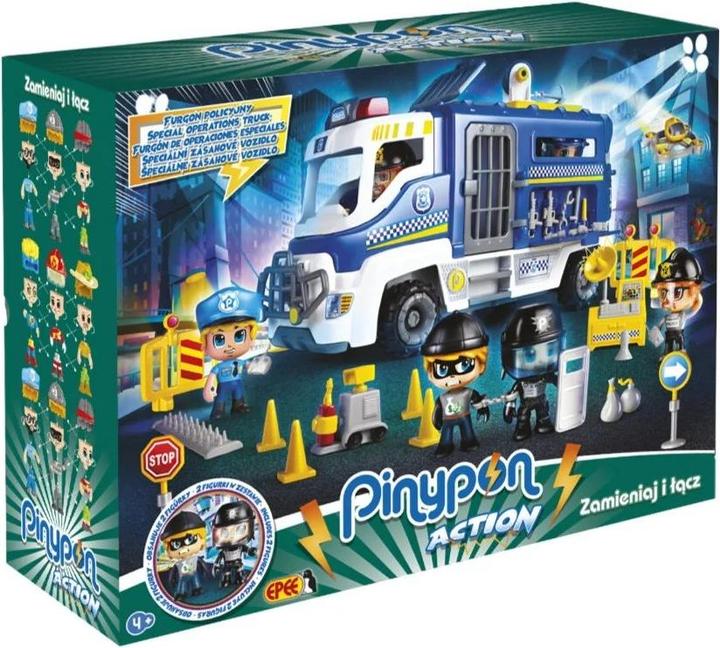 EPEE PinyPon Actionfigur – Polizeiwagen-Set (FPP16060)
