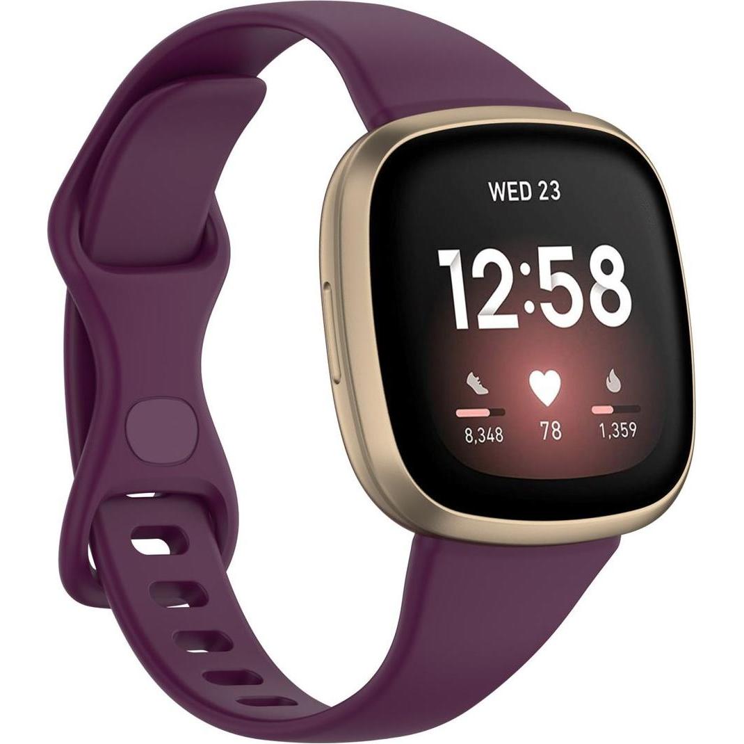 König Design Sport Ersatz Armband für Fitbit Versa 3 Silikon Band Loop Uhrenarmband Small Neu (Versa 3), Uhrenarmband, V...