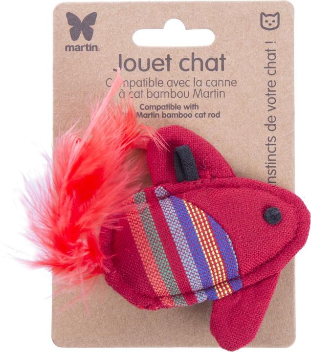 Produktbild Martin Sellier Fliegender Fisch Plüschspielzeug für Katzen (Plüschspielzeug Katze)