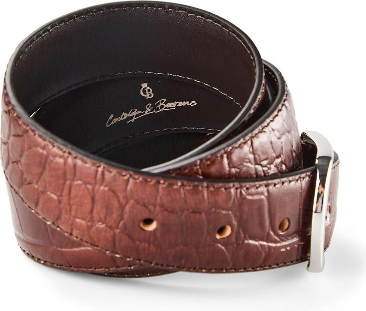 Actual product image Castelijn & Beerens Croco Cognac Belt