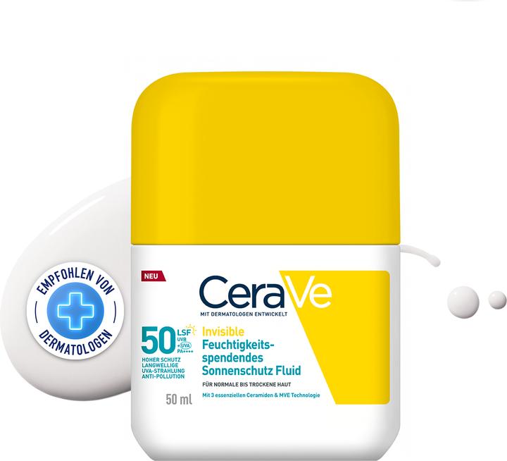 Produktbild CeraVe Sonnenschutz Fluid (SPF 50, 50 ml)