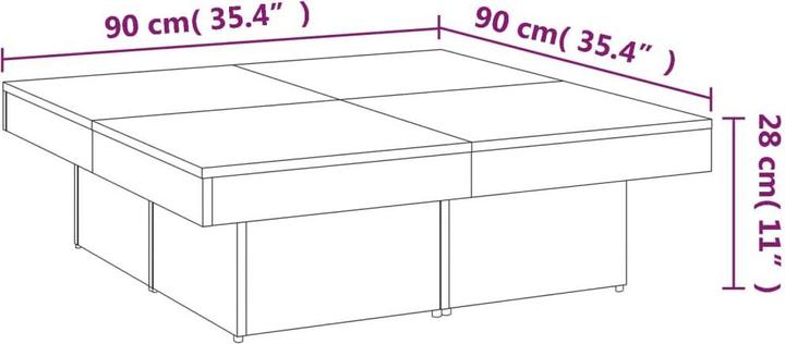 Produktbild vidaXL Couchtisch