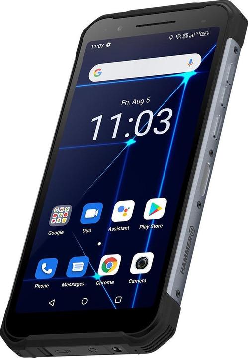 Image du produit Hammer Construction (128 Go, Noir, 6", Double SIM hybride + eSIM, 4G)