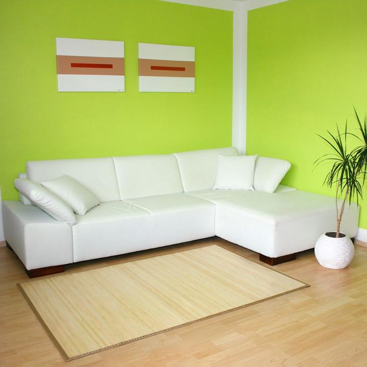 Actual product image Greendeco Bamboo Mat Bamboo Rug Carpet Bamboo 80 x 300 natural (80 x 300 cm)