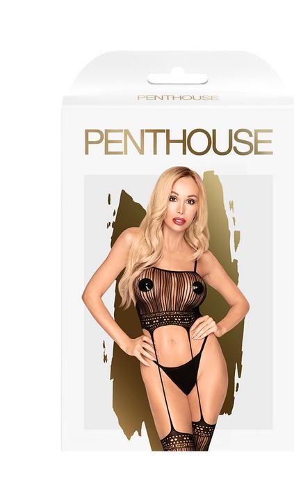 Produktbild Penthouse Lingerie Sex dealer - Two-in-one bodystocking - black (XL)