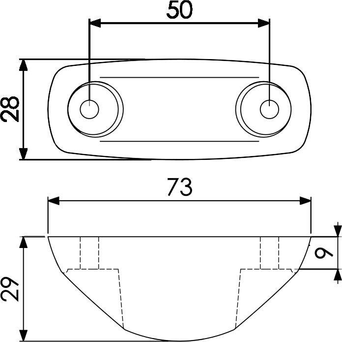 Produktbild Werkstarck Plastikfüsse (Kunststoffgleiter, 1 Stück)