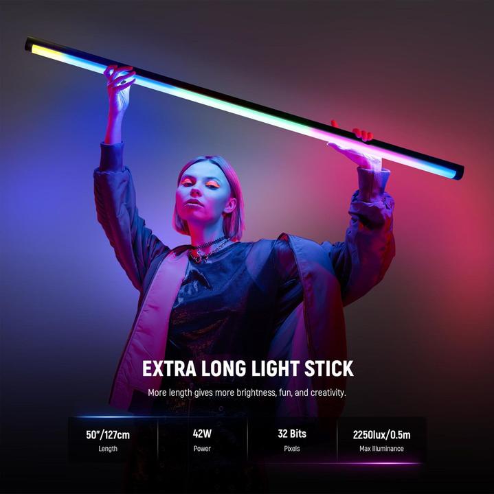 Actual product image Neewer TL120C RGB (Rod light)