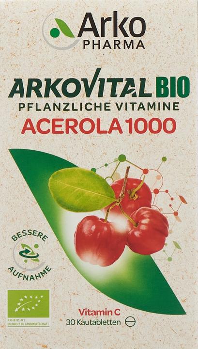 Produktbild Arkopharma Acerola Tablette (30 Stück, Tabletten, 94 g)